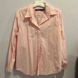 Lauren Ralph Lauren Pink Button Down